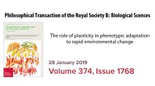 A special issue for the Philosophical Transaction of the Royal Society B: Biological Sciences