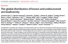 The global distribution of known and undiscovered ant biodiversity